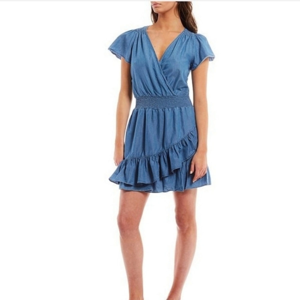 Sale MICHAEL Michael Kors Julia Chambray Dress XL